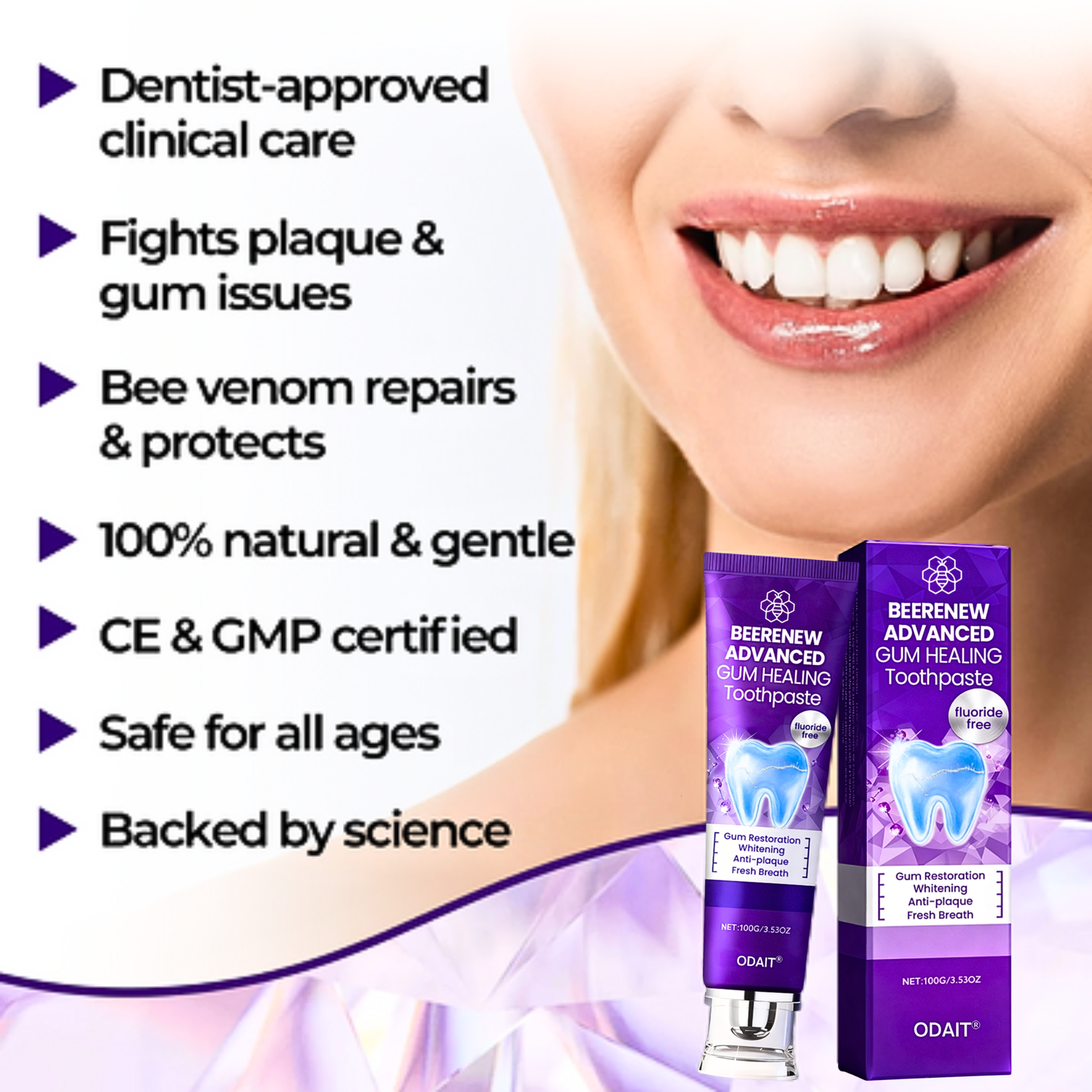 ODAIT® BeeRenew Advanced Gum Healing Toothpaste