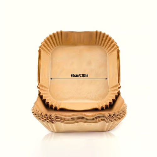 100Pcs Parchment Paper Air Fryer Paper Liners