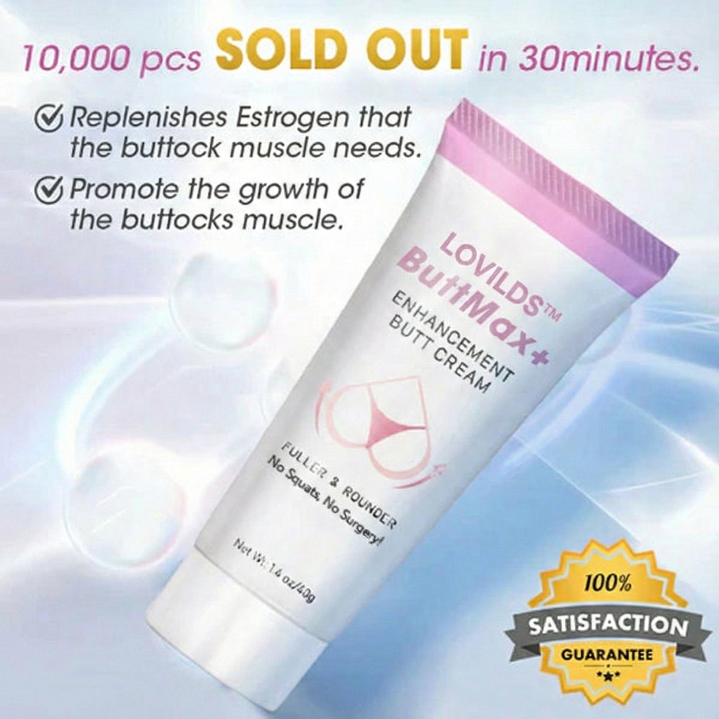 Final 3 hours 66%off:Transform Your Booty: The Best Natural Butt Enhancement Cream-No Squats, No Surgery!