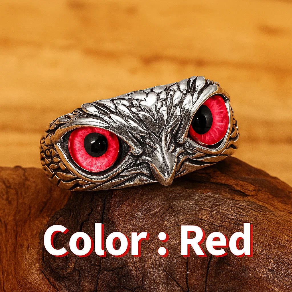 🦉Handcrafted · The Owl’s Eye Bearing Millennia of Wisdom