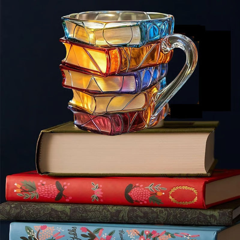š„Hot Sale 49% offšNovelty 3D Painted Book Mugā Where Literature Meets Art in Your Morning Routine šā