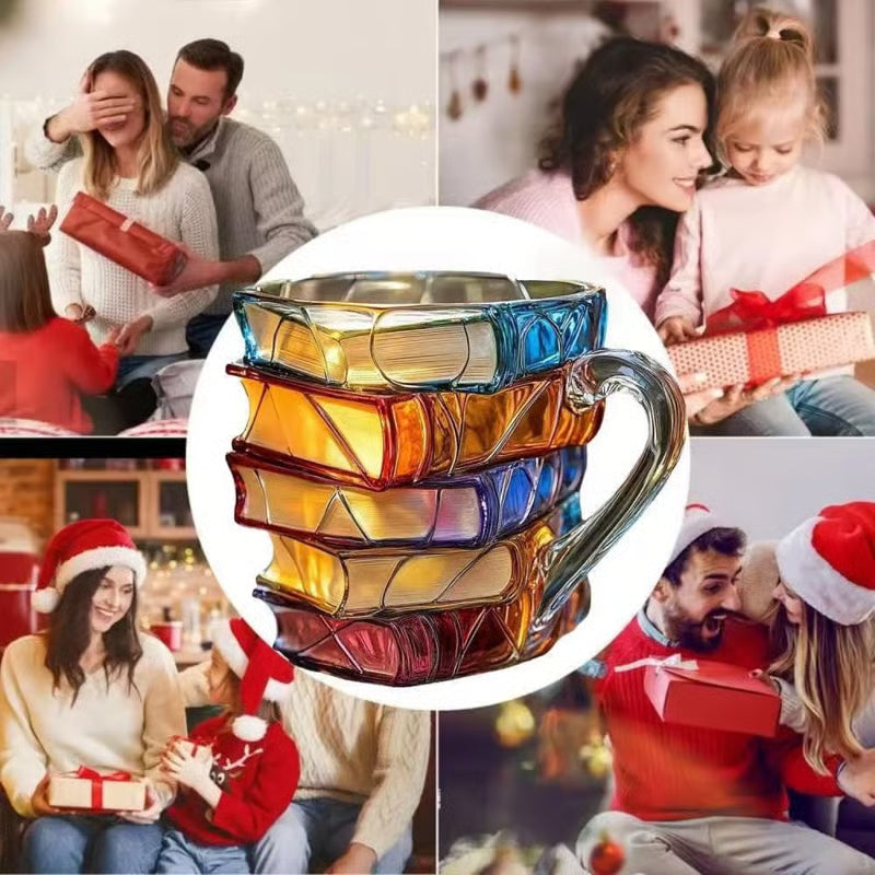 🔥Hot Sale 49% off🌟Novelty 3D Painted Book Mug— Where Literature Meets Art in Your Morning Routine 📚☕