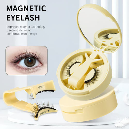✨ One-Second Wear | Glue-Free Magnetic Induction Eyelashes