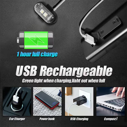 🏆HOT SALE ✨RGB Led Aircraft Strobe lights Motorcycle Lights LED Flash Position Wireless Light Aircraft Airplane Helicopter Warning Lights