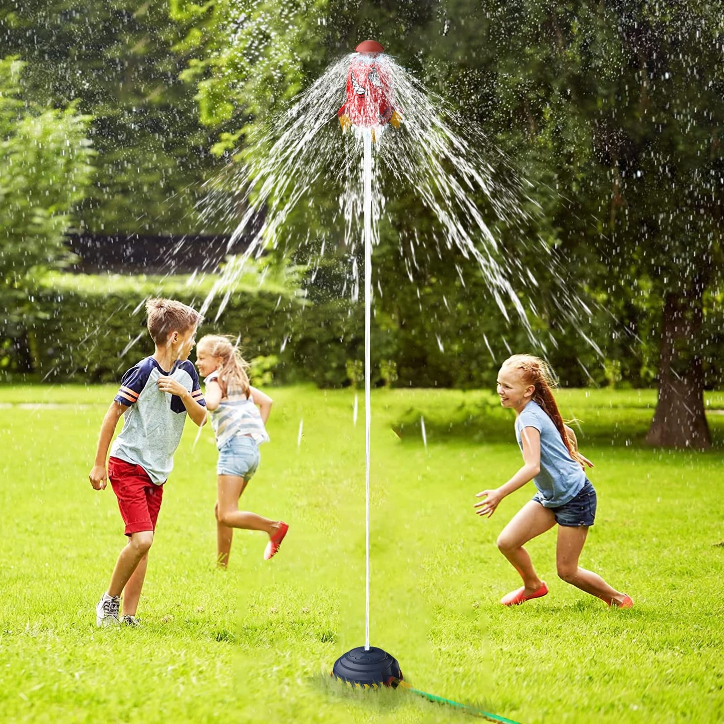 🚀 Sprinkler Outdoor Water Toys for Yard – Soar Into Summer with Explosive Fun!