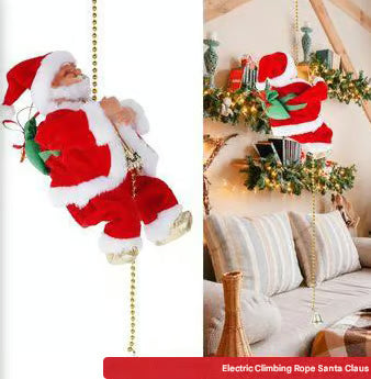 🎅Electric Bead Climbing Santa Claus Musical Toy