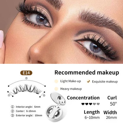 ✨ One-Second Wear | Glue-Free Magnetic Induction Eyelashes