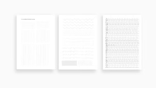 🔥Handwriting Practice Sheets Fundamentals