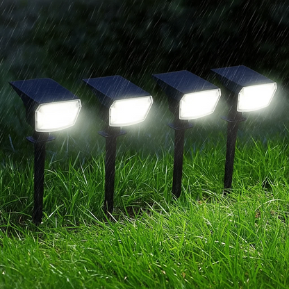 Kaliiqo™ Solar Ground & Wall Light – Dual Lighting Modes