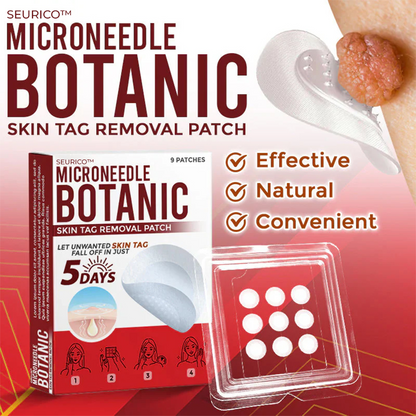 Seurico™ MicroNeedle Botanic Skin Tag Removal Patch