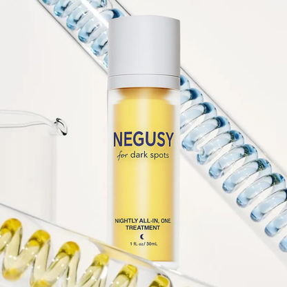 NEGUSY for Dark Spots - All-in-One Nightly Serum for Fading Dark Spots & Evening Skin Tone with Retinol, Kojic Acid & Tranexamic Acid