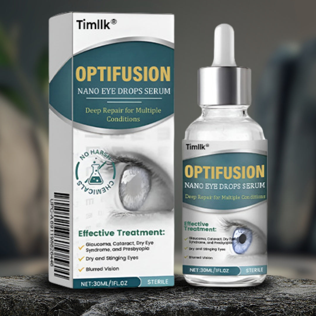 𝗧𝗶𝗺𝗹𝗹𝗸® OptiFusion Nano Eye Drops Serum - Nano-Technology Eye Drops for Root Cause Vision Repair