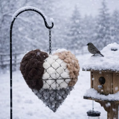 🏆Flash Sale⚡ 50K+ SOLD! Almost Gone-Handmade Alpaca Fiber Bird Nesting Heart-🕊️