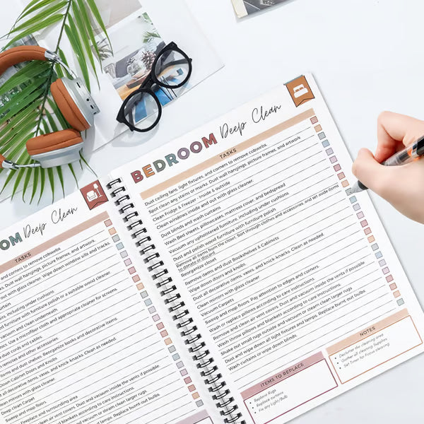 Household Daily Cleaning Schedule Planner