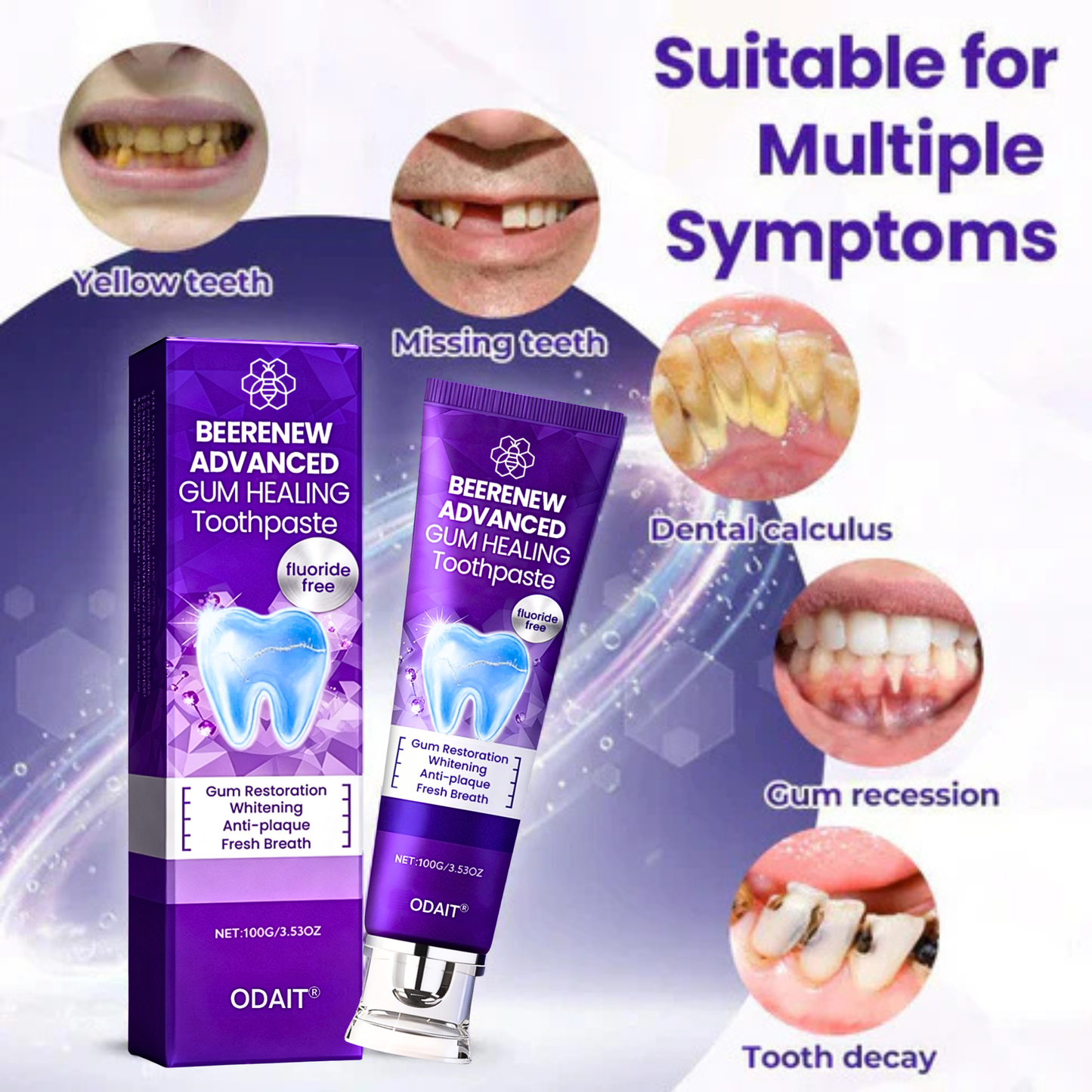ODAIT® BeeRenew Advanced Gum Healing Toothpaste