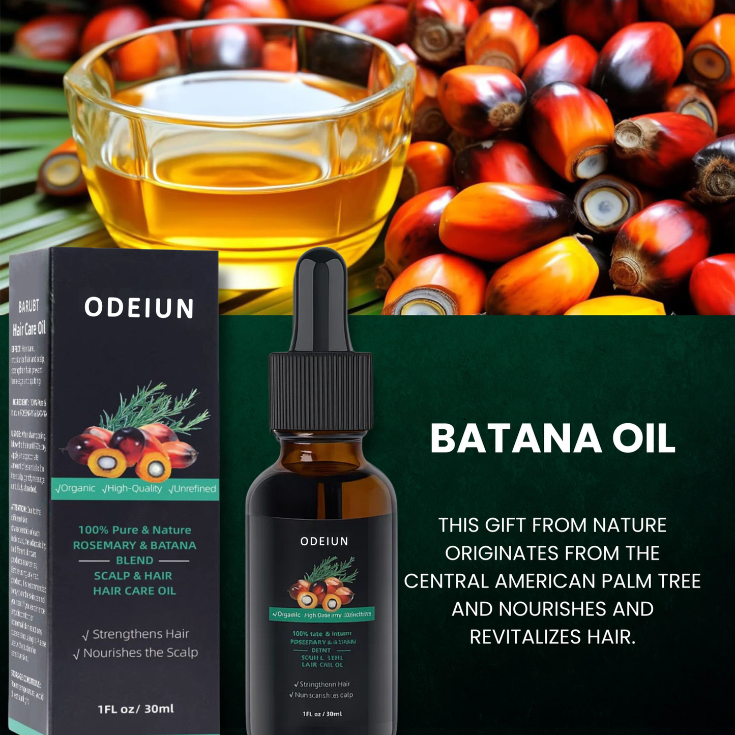ODEIUN® Nourishing Hair Strength Oil