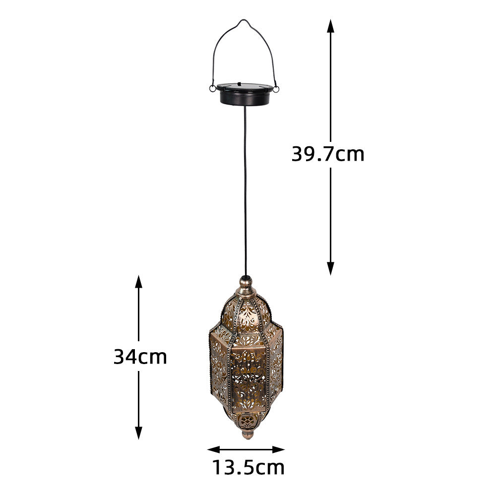 Luxury Baroque Moroccan Style Hollow Projection Lantern