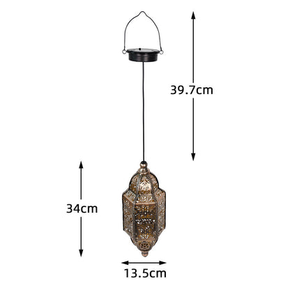 Luxury Baroque Moroccan Style Hollow Projection Lantern