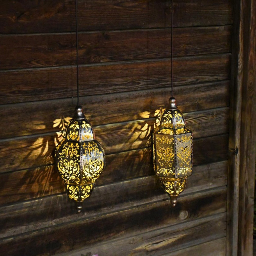 Luxury Baroque Moroccan Style Hollow Projection Lantern