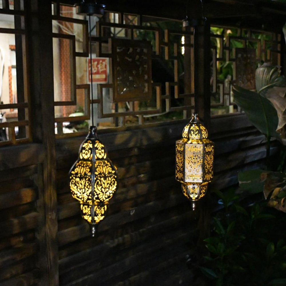 Luxury Baroque Moroccan Style Hollow Projection Lantern