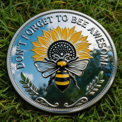 🏆NEW YEAR 60% OFF - Bee Kind Positivity Commemorative Coin 🐝🌼