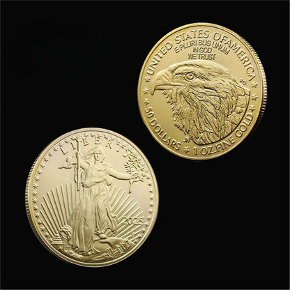 🔥 LAST DAY SPECIAL SALE 50% OFF 🔥 American Eagle 2025 Silver - Gold Silver Proof Coin