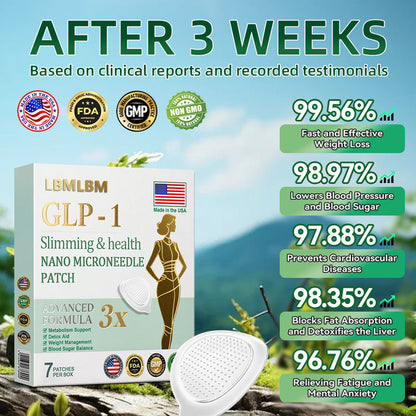 【Last Day Promotion 80% OFF🔥】LBMLBM™ NIDDK-Tirzepatide Slimming & health NANO MICRONEEDLE PATCH🇺🇸👨‍⚕️（Zero Pain, 24/7 Release | Lose 20lbs FAST | 90% Sugar Drop | ）🔥🎁