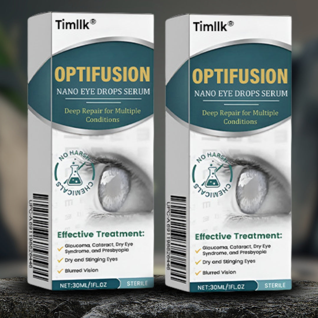 𝗧𝗶𝗺𝗹𝗹𝗸® OptiFusion Nano Eye Drops Serum - Nano-Technology Eye Drops for Root Cause Vision Repair