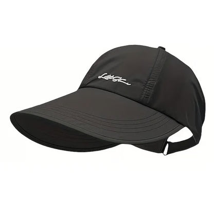 UPF 50+ Sun Protection Baseball Cap – Unisex Lightweight Hat with Wide Brim, Velcro Strap for All-Season Outdoor Activities