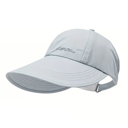 UPF 50+ Sun Protection Baseball Cap – Unisex Lightweight Hat with Wide Brim, Velcro Strap for All-Season Outdoor Activities