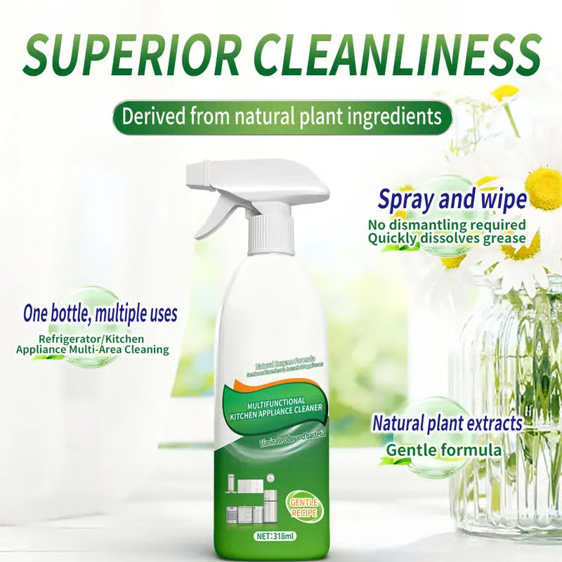 🌿 Natural Enzyme Cleaning Solution – Gentle on Household Appliances, Floor & Toilet Cleaner, Easy & Effective (318ml)