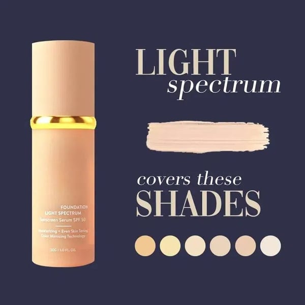 🔥 Foundation 4 in 1 - Light Spectrum