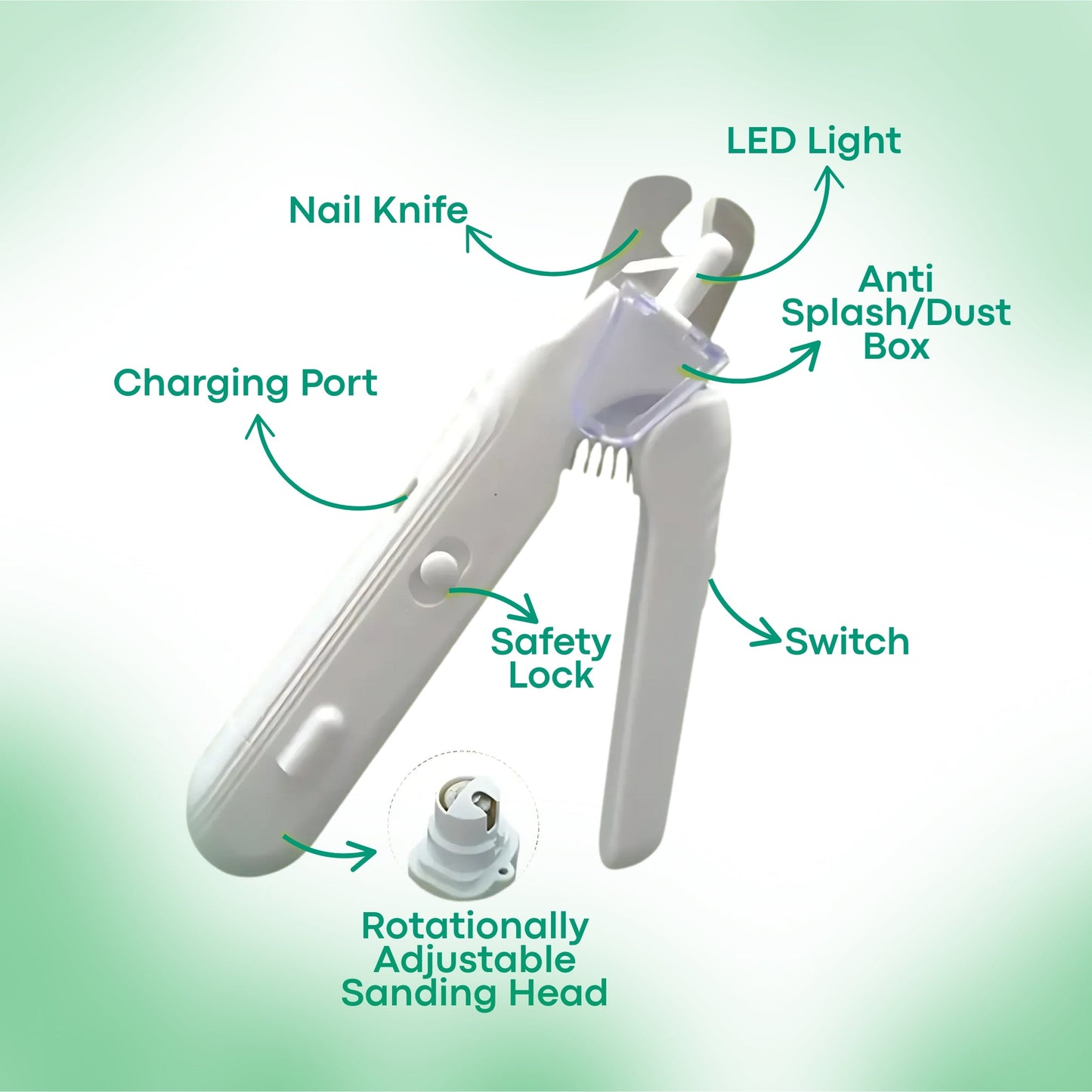 2 in 1 Pet Nail clipper