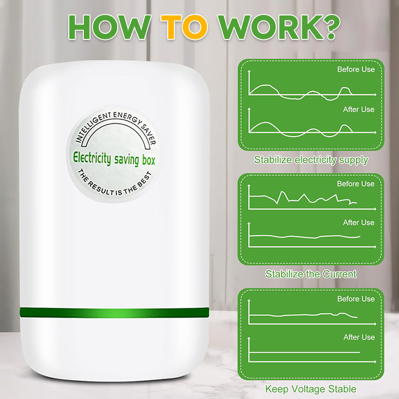 ⚡Smart Energy Saver Plug💸Voltage Stabilizer for Lower Power Bills