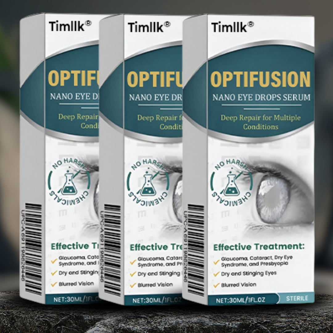 𝗧𝗶𝗺𝗹𝗹𝗸® OptiFusion Nano Eye Drops Serum - Nano-Technology Eye Drops for Root Cause Vision Repair
