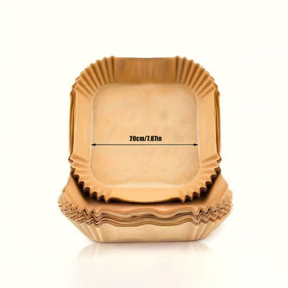 100Pcs Parchment Paper Air Fryer Paper Liners