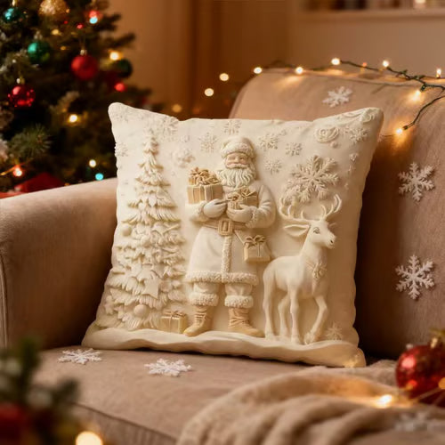 🏆 50K+ SOLD! 🎄 Luxury Christmas Style Pillow Cover – Machine Washable, Wrinkle-Resistant, Durable, Perfect for Living Room, Bedroom, Office & More 🛋️✨