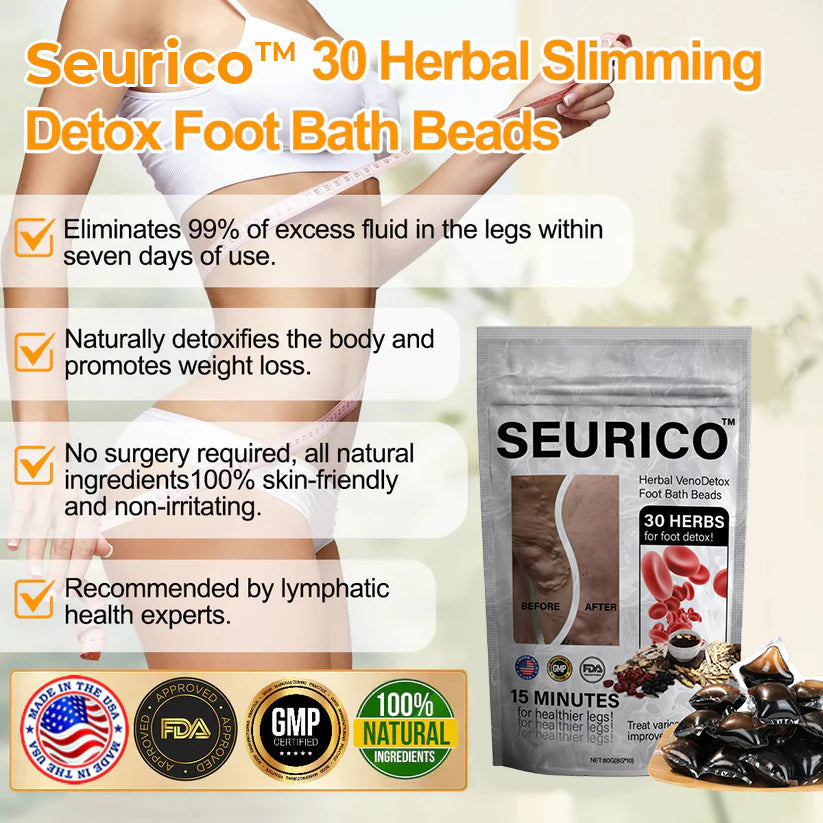 Seurico™ Herbal VenoDetox Foot Bath Beads (𝐋𝐀𝐍𝐀 𝐂𝐞𝐫𝐭𝐢𝐟𝐢𝐜𝐚𝐭𝐢𝐨𝐧，𝗟𝘆𝗺𝗽𝗵𝗮𝘁𝗶𝗰 𝗔𝘀𝘀𝗼𝗰𝗶𝗮𝘁𝗶𝗼𝗻 𝗼𝗳 𝗔𝗺𝗲𝗿𝗶𝗰𝗮)