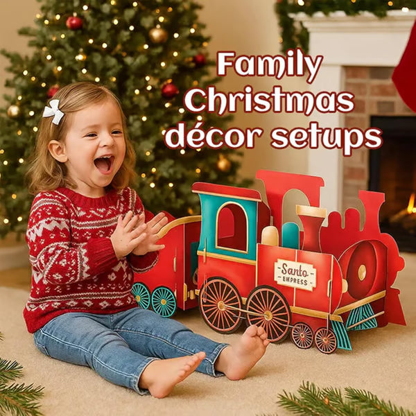 🎄 Handcrafted Christmas Train Gifts – $31.99 Limited Price! Perfect Holiday Surprise for Kids & Collectors!