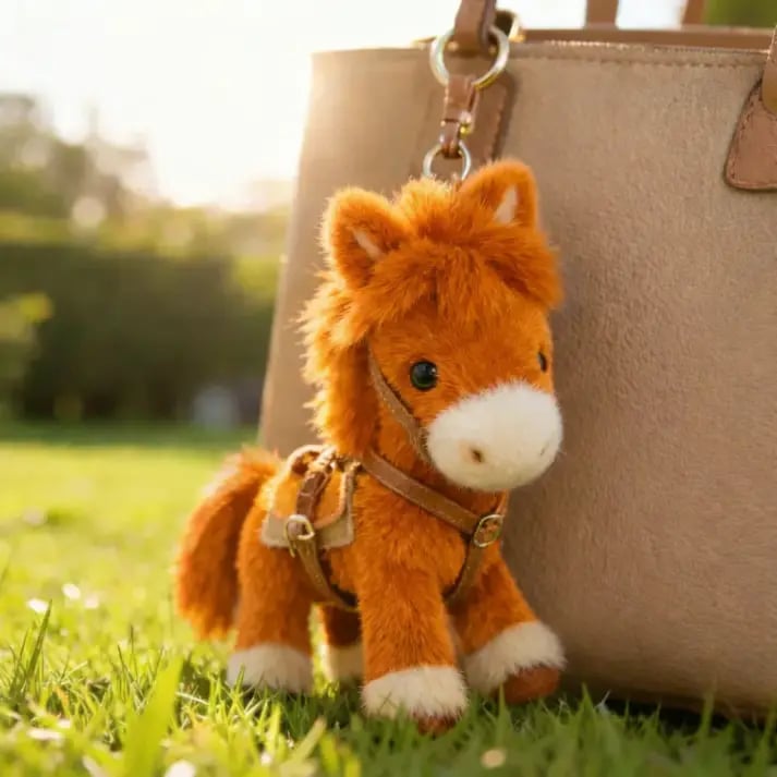 🔥LAST DAY 49% OFF🐎Plush Pony Bag Charm and Keychain