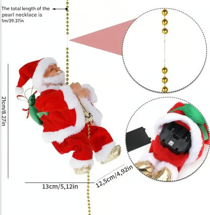 🎅Electric Bead Climbing Santa Claus Musical Toy