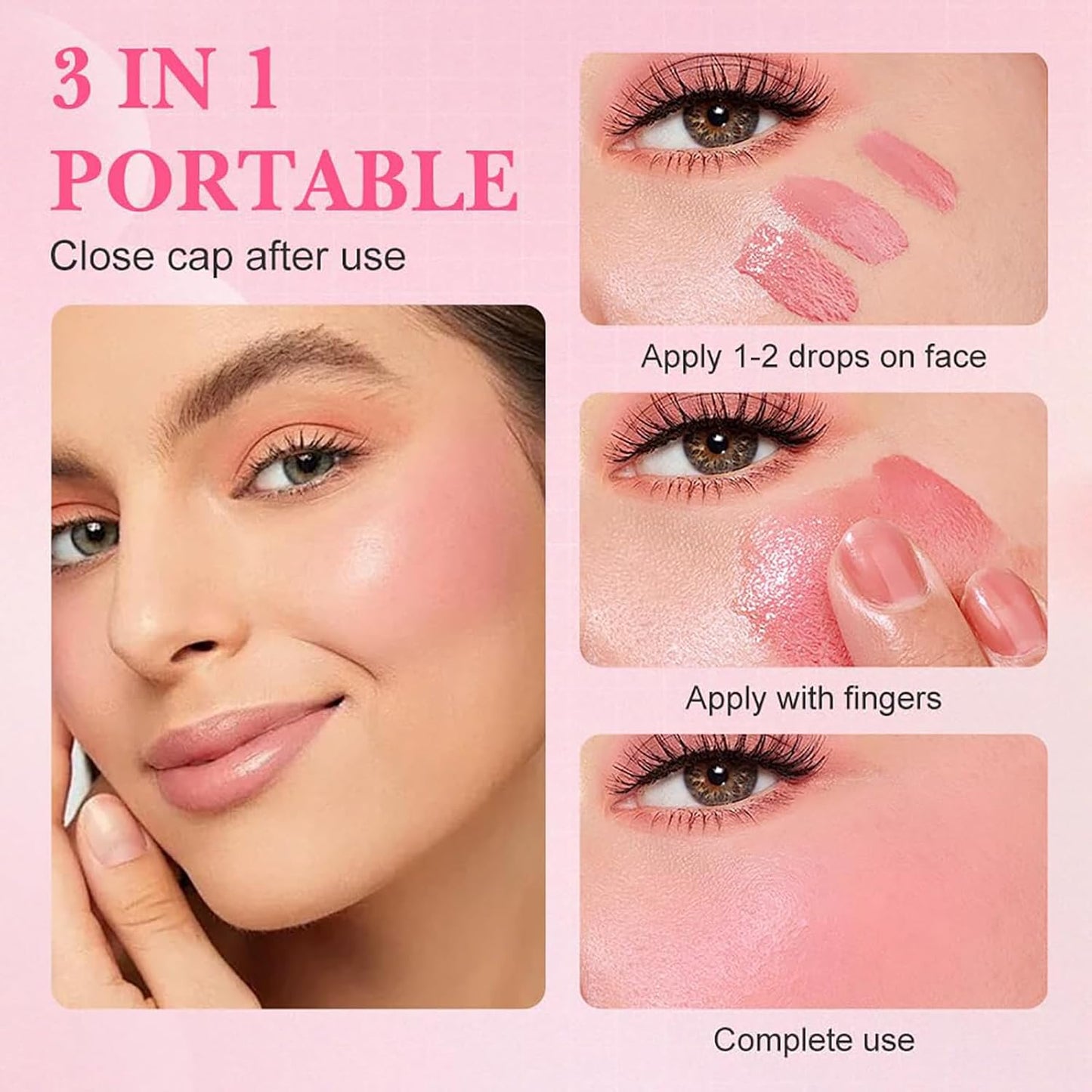 Wake Up Tired Skin Instantly. Meet Jeello Jelly Blush – Your Concealer & Blush in One.
