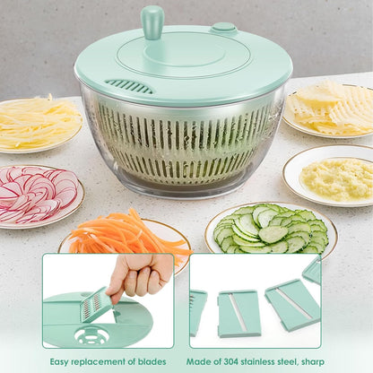 Large Capacity Multi-Function Salad Spinner