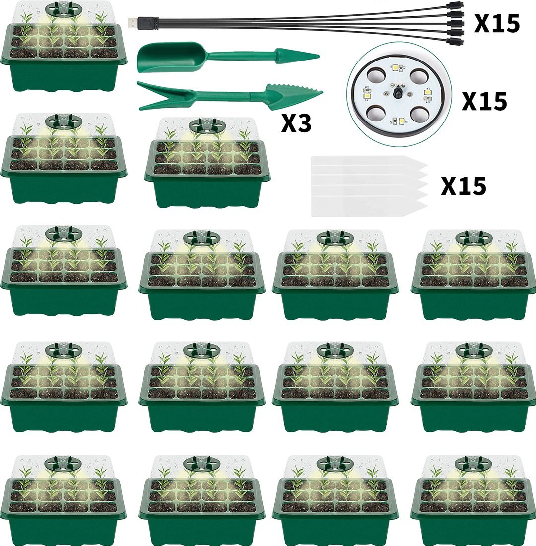 Adjustable Humidity Seed Starter Trays