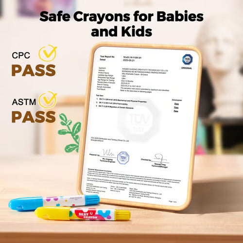 Twist Crayons: The Ultimate Mess-Free Art Set for Kids 🎨 - Full certification (EN71 ASTM CPC)