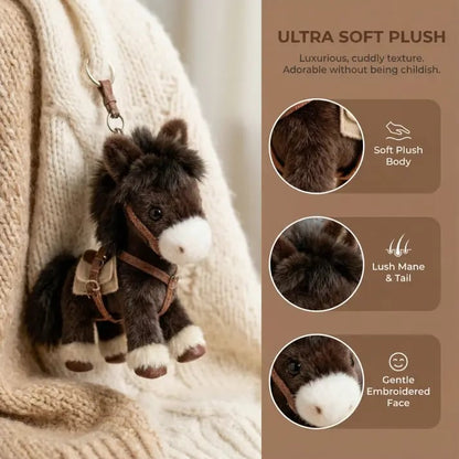 🔥LAST DAY 49% OFF🐎Plush Pony Bag Charm and Keychain