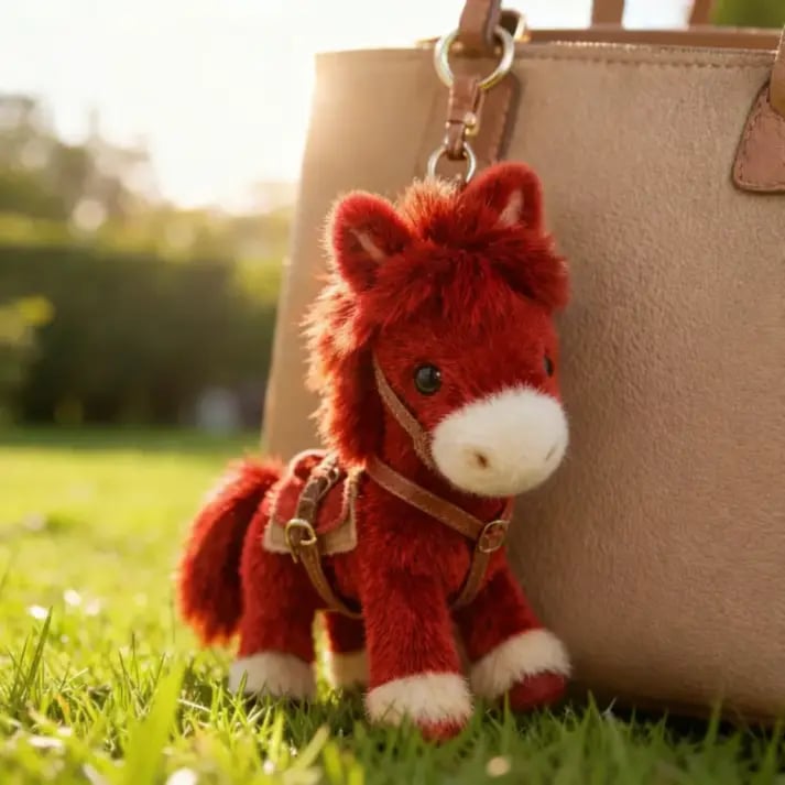 🔥LAST DAY 49% OFF🐎Plush Pony Bag Charm and Keychain