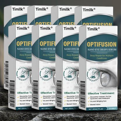 𝗧𝗶𝗺𝗹𝗹𝗸® OptiFusion Nano Eye Drops Serum - Nano-Technology Eye Drops for Root Cause Vision Repair