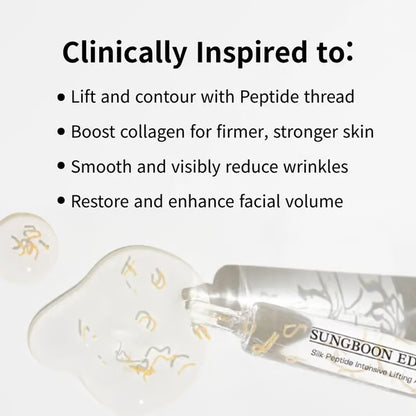 🔥HOT SALE 49% OFF✨Silk Lifting Peptide Ampoule: Korean Anti-Aging Serum for Wrinkle Care & Plumping