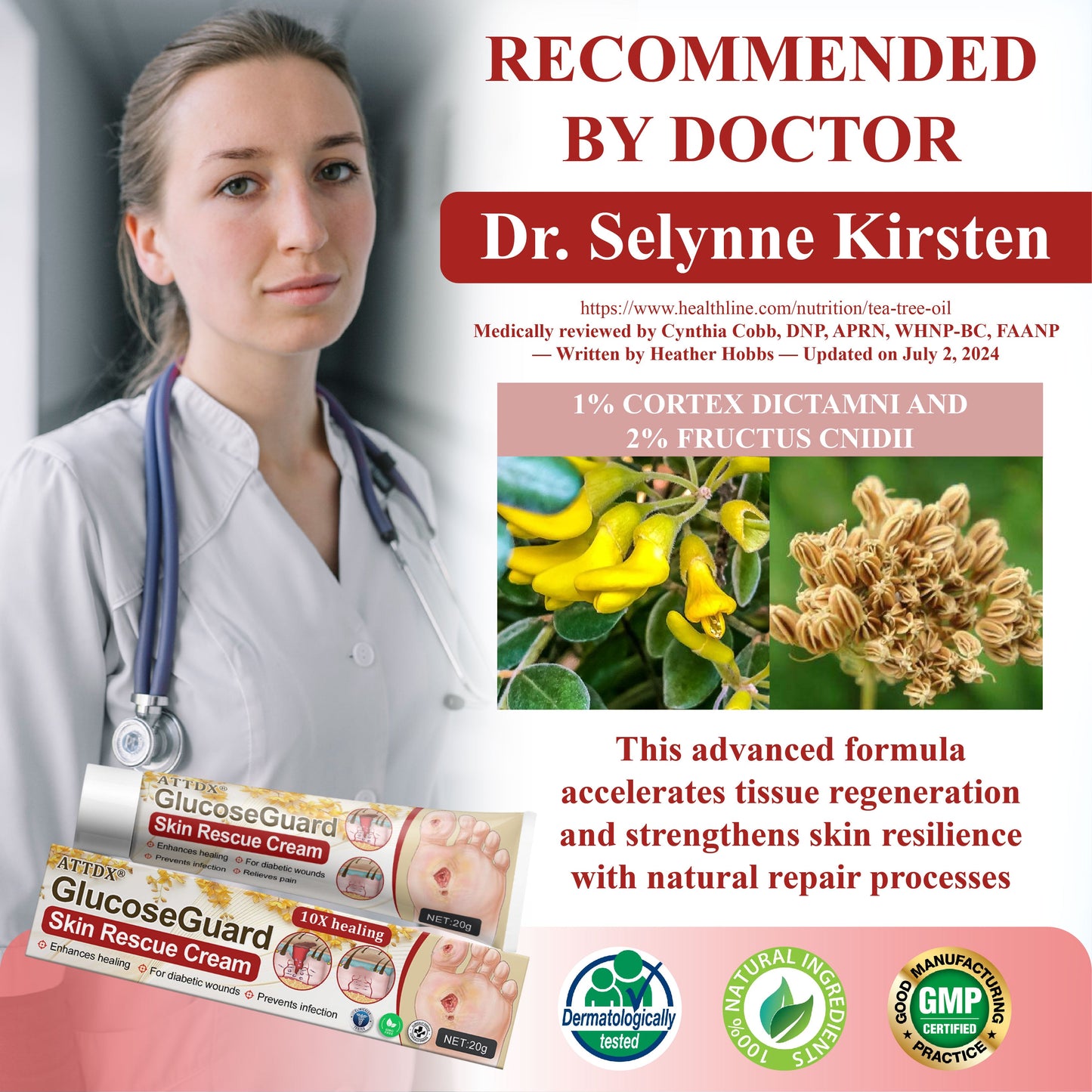 ATFDX® GlucoseGuard Skin Rescue Cream